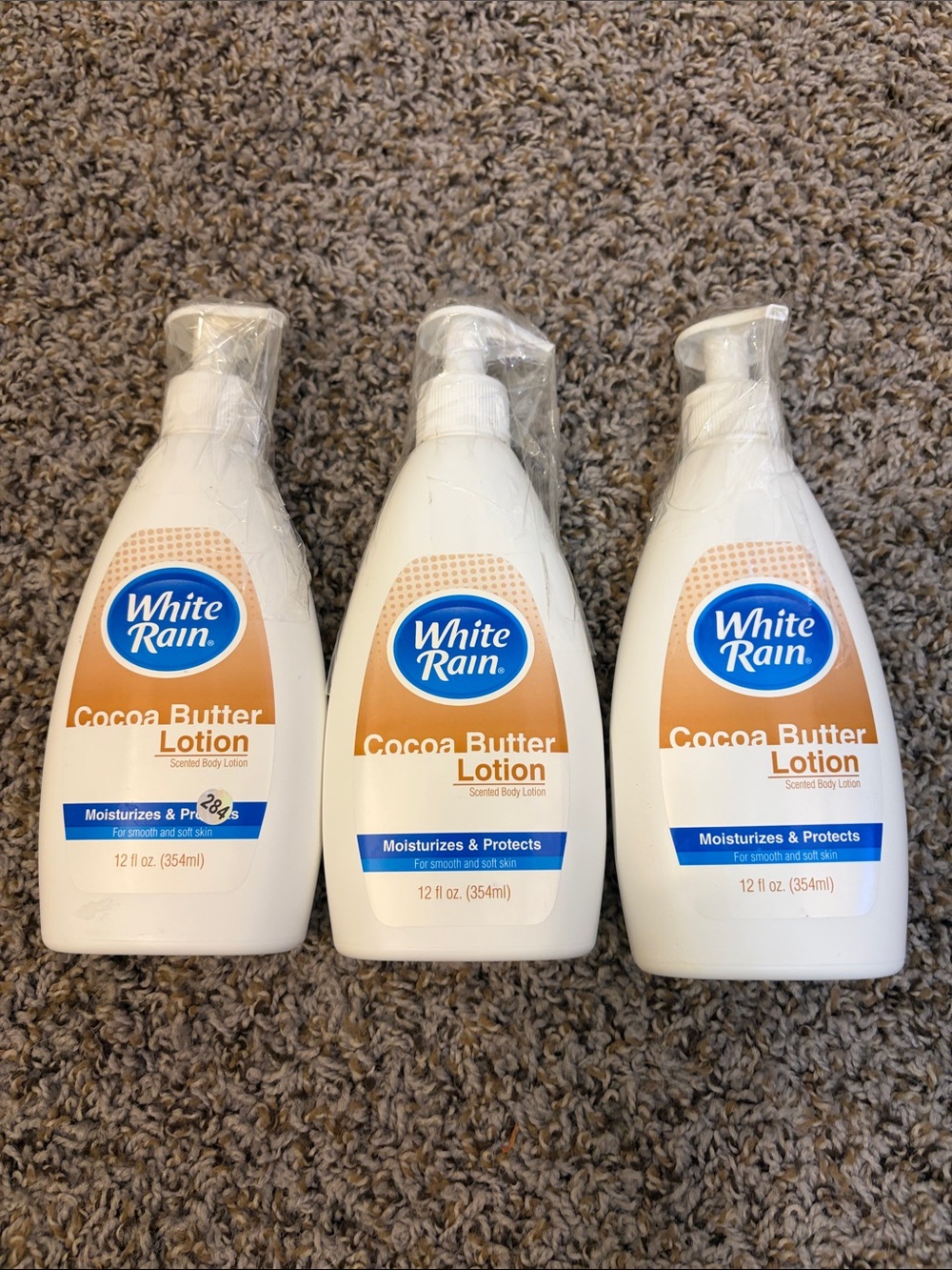 Cocoa Butter Lotion - Moisturizing Body Lotion (12 fl oz) Bundle of 3